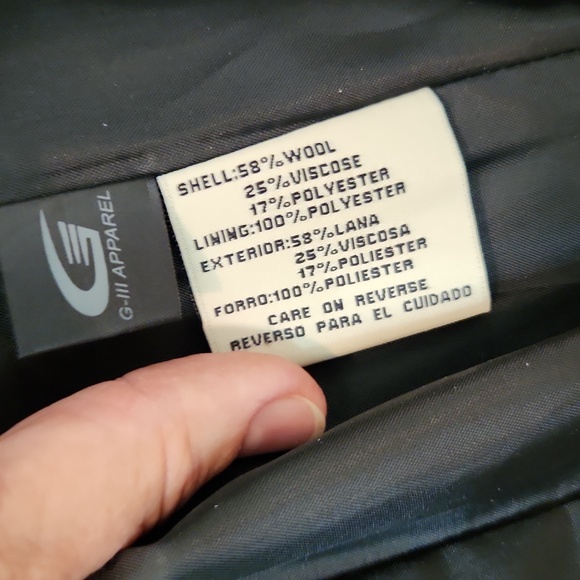 Jones New York, size Large, Black wool hooded coat - Picture 10 of 10